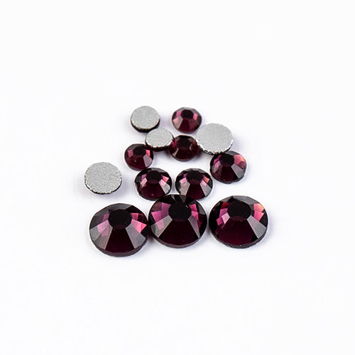 Crystal Lane DIY - ss3/ ss6/ ss12 - Flatback Rhinestones - Amethyst (Combo Pack 