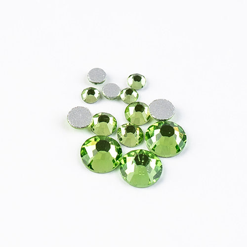 Crystal Lane DIY - ss3/ ss6/ ss12 - Flatback Rhinestones - Peridot (Combo Pack 5