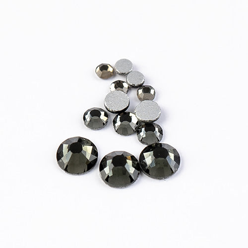 Crystal Lane DIY - ss3/ ss6/ ss12 - Flatback Rhinestones - Black Diamond (Combo 