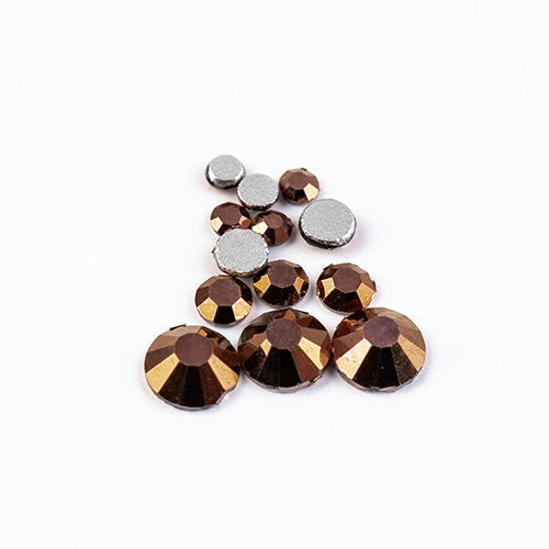 Crystal Lane DIY - ss3/ ss6/ ss12 - Flatback Rhinestones - Metallic Rose Gold (C