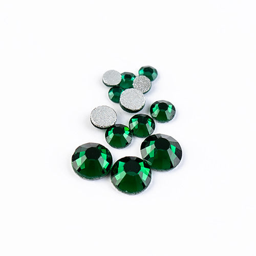 Crystal Lane DIY - ss3/ ss6/ ss12 - Flatback Rhinestones - Emerald (Combo Pack 5