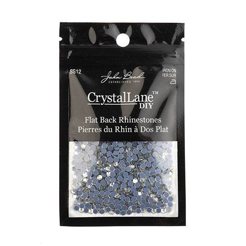 Crystal Lane Hotfix Rhinestones - ss12 (3mm) - Crystal (1440pcs)