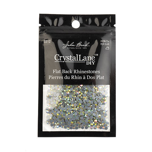 Crystal Lane Hotfix Rhinestones - ss12 (3mm) - Crystal AB (1440pcs)
