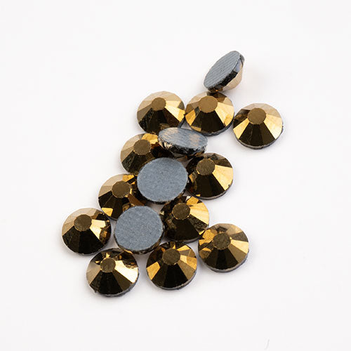 Crystal Lane Hotfix Rhinestones - ss12 (3mm) - Metallic Gold (1440pcs)