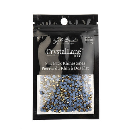 Crystal Lane Hotfix Rhinestones - ss12 (3mm) - Metallic Gold (1440pcs)