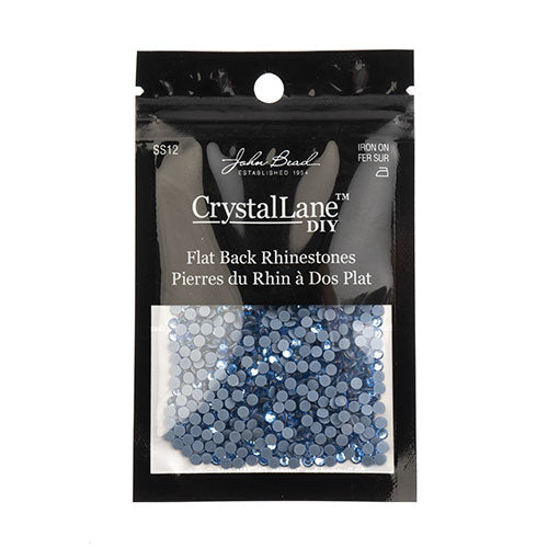 Crystal Lane Hotfix Rhinestones - ss12 (3mm) - Light Sapphire (1440pcs)