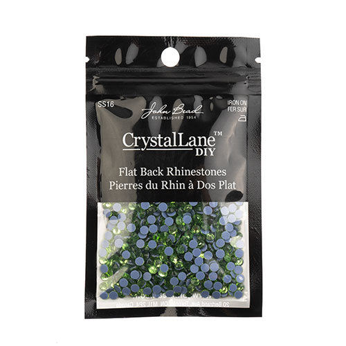 Crystal Lane Hotfix Rhinestones - ss16 (4mm) - Peridot (1440pcs)