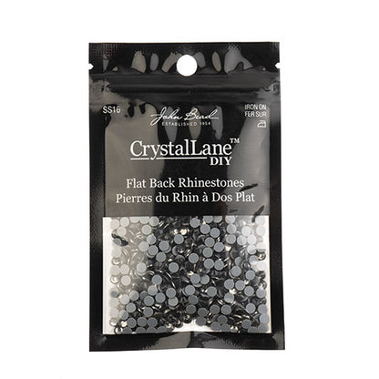 Crystal Lane Hotfix Rhinestones - ss16 (4mm) - Black Diamond (1440pcs)