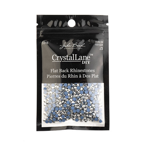 Crystal Lane Hotfix Rhinestones - ss16 (4mm) - Metallic Silver (1440pcs)