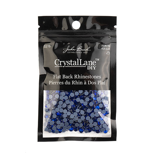 Crystal Lane Hotfix Rhinestones - ss16 (4mm) - Sapphire (1440pcs)