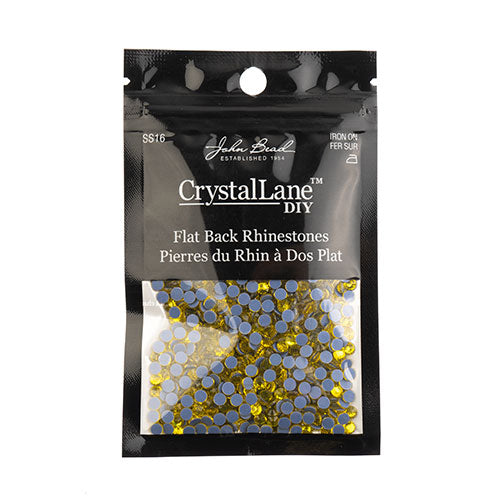 Crystal Lane Hotfix Rhinestones - ss16 (4mm) - Citrine (1440pcs)