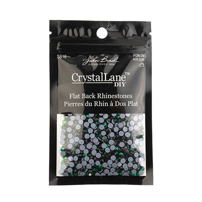 Crystal Lane Hotfix Rhinestones - ss16 (4mm) - Emerald (1440pcs)
