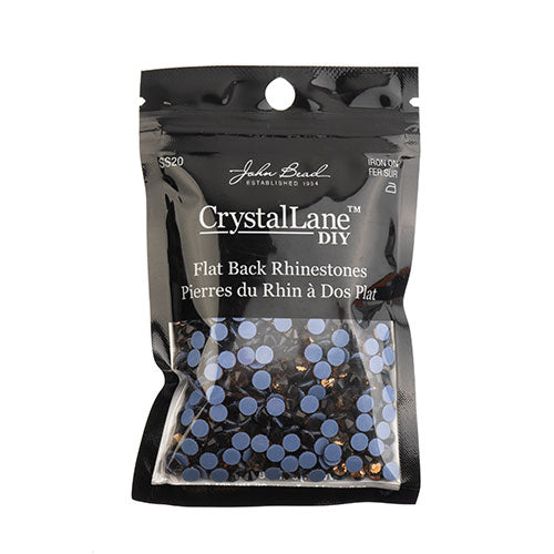 Crystal Lane Hotfix Rhinestones - ss20 (4.7mm) - Smoked Topaz (1440pcs)