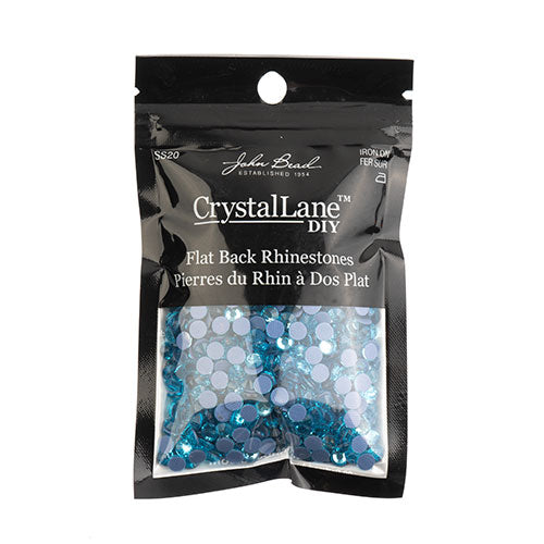 Crystal Lane Hotfix Rhinestones - ss20 (4.7mm) - Aquamarine (1440pcs)