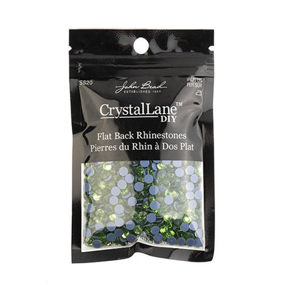 Crystal Lane Hotfix Rhinestones - ss20 (4.7mm) - Peridot (1440pcs)