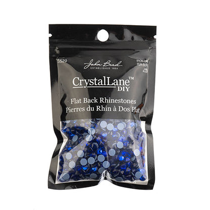 Crystal Lane Hotfix Rhinestones - ss20 (4.7mm) - Sapphire (1440pcs)