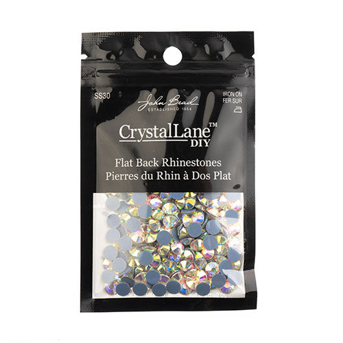 Crystal Lane Hotfix Rhinestones - ss30 (6.5mm) - Crystal AB (288pcs)