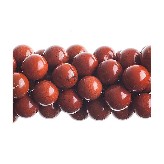 Red Jasper   10mm Round 16in