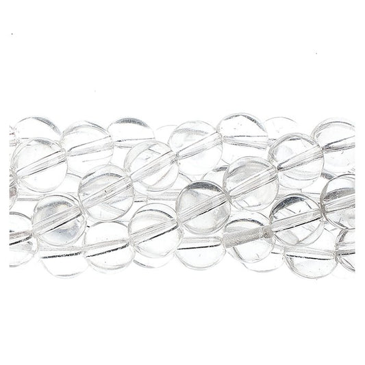 Clear Quartz   10mm Round 16in