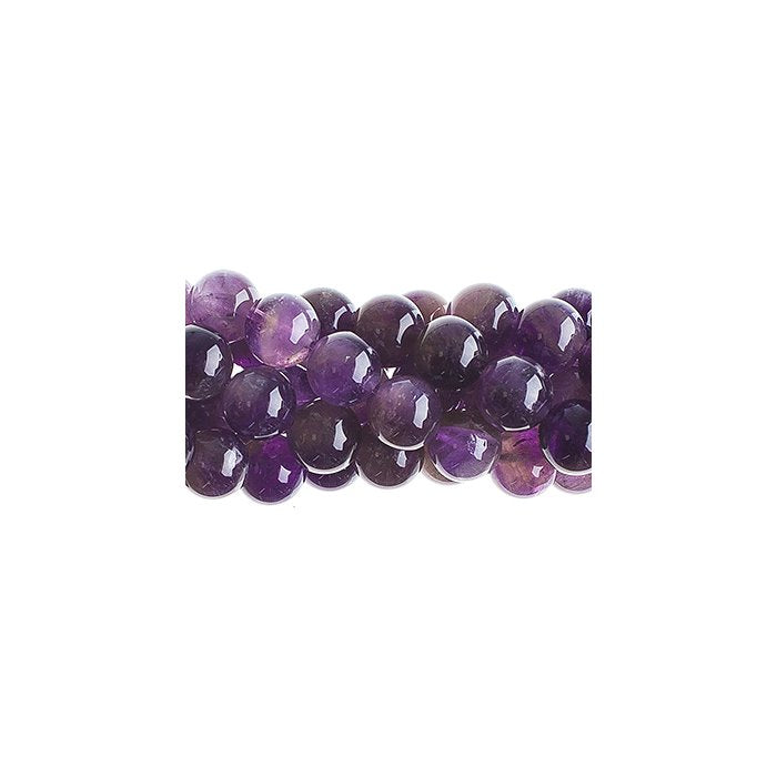 Dark Amethyst   6mm Round 16in