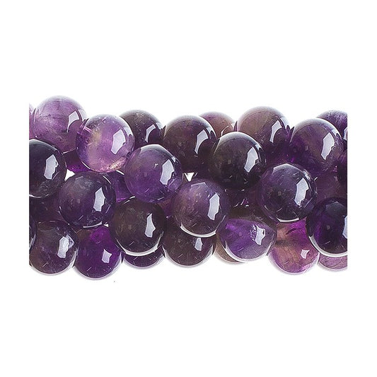 Dark Amethyst   10mm Round 16in