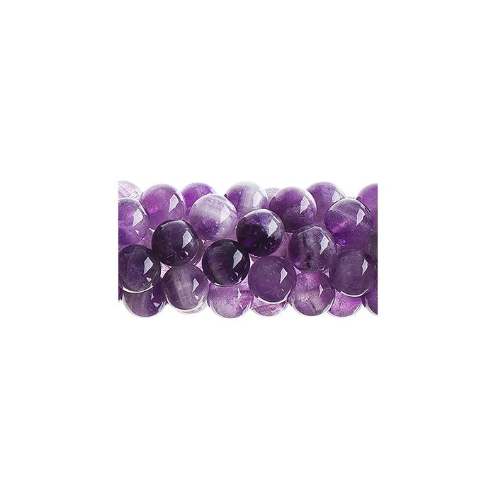 Dogtooth Amethyst   6mm Round 16in