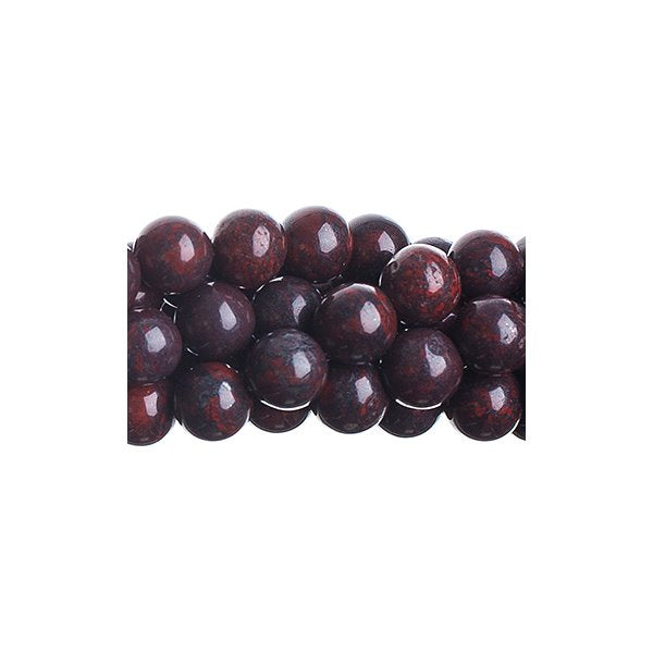 Red Brecciated Jasp  6mm Round 16in