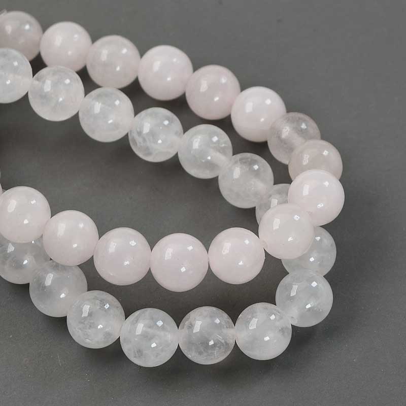 Rose Quartz   8mm Round 8in