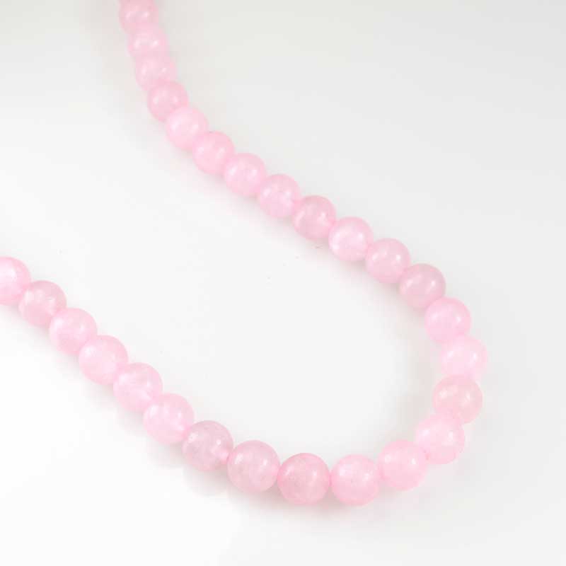 Rose Quartz   8mm Round 8in