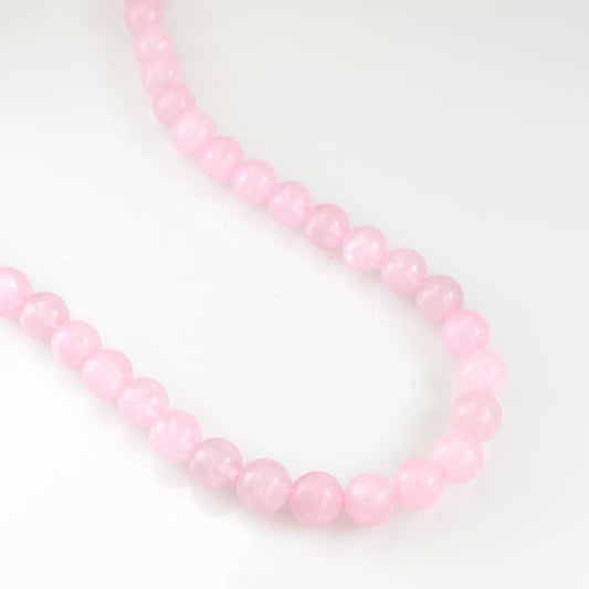 Rose Quartz   8mm Round 8in