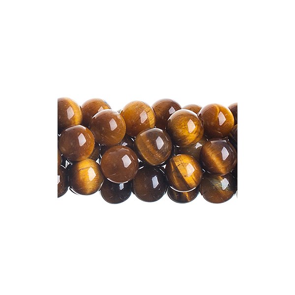 Tiger Eye   6mm Round 8in