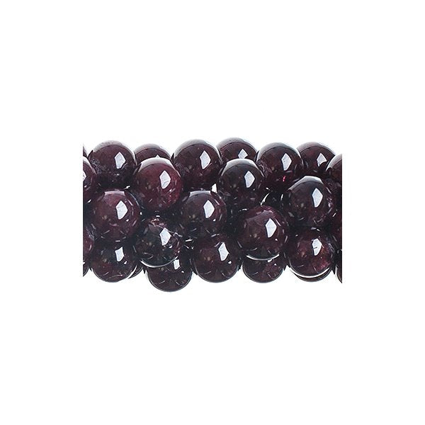 Garnet   6mm Round 8in