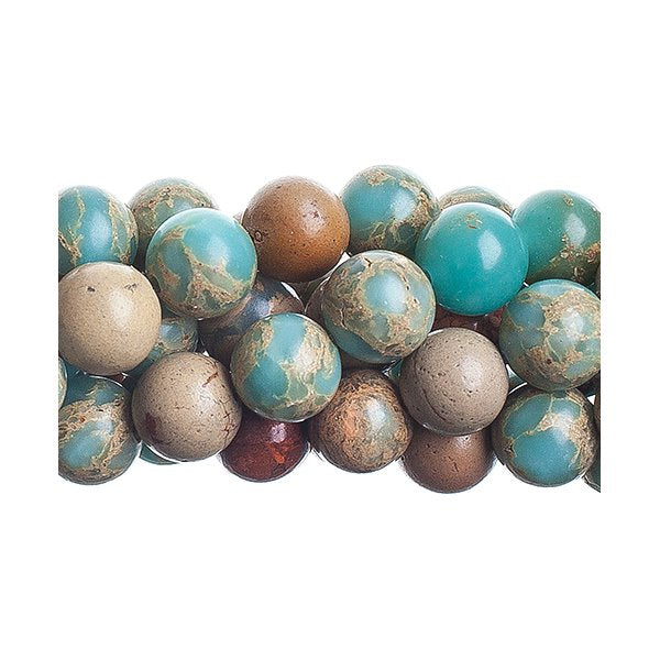 Impression Jasper   8mm Round 8in