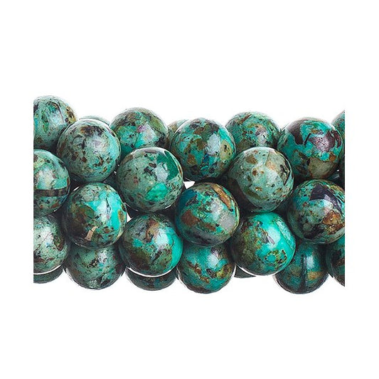 African Turq (Comp)   8mm Round 8in