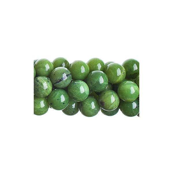 Canadian Jade   6mm Round 8in