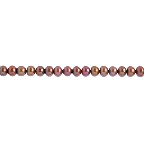 Freshwater Pearls - 6.7mm  - Copper (strand)