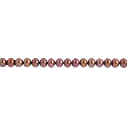 Freshwater Pearls - 6.7mm  - Copper (strand)