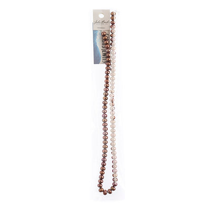 Freshwater Pearls - 6.7mm  - Copper (strand)