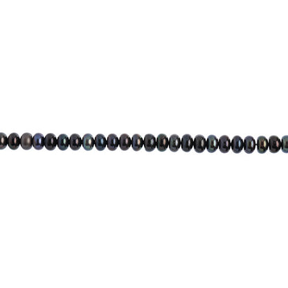 Freshwater Pearls - 6.7mm Rondelle - Iris (strand)