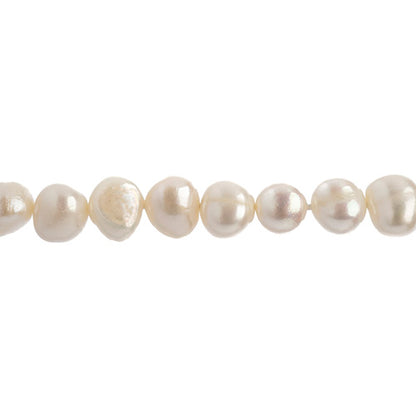 Freshwater Pearls - 6.5-7mm Irregular Round - Ivory (strand)