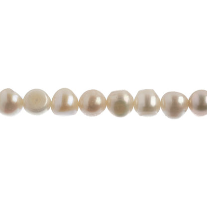 Freshwater Pearls - 6-7mm Round - Ivory (strand)