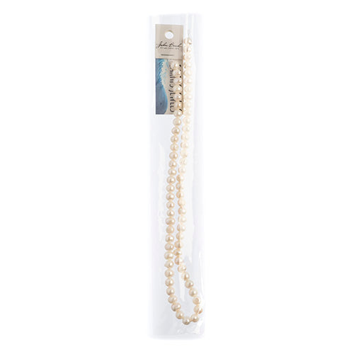 Freshwater Pearls - 6-7mm Round - Ivory (strand)