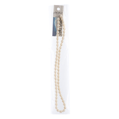 Freshwater Pearls - 5-6mm Rice - Ivory (strand)