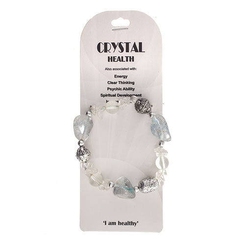 Semi-Precious Stretch Bracelet - Quartz Crystal