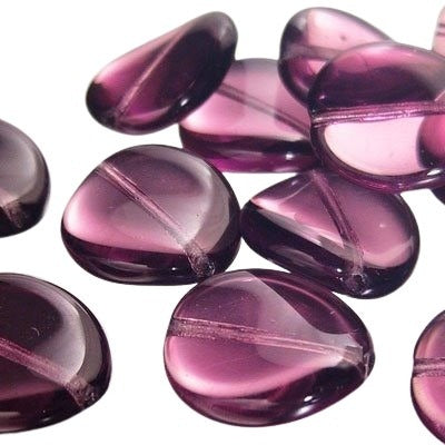 Glass - Medium - Wavy Pancake - Dark Amethyst