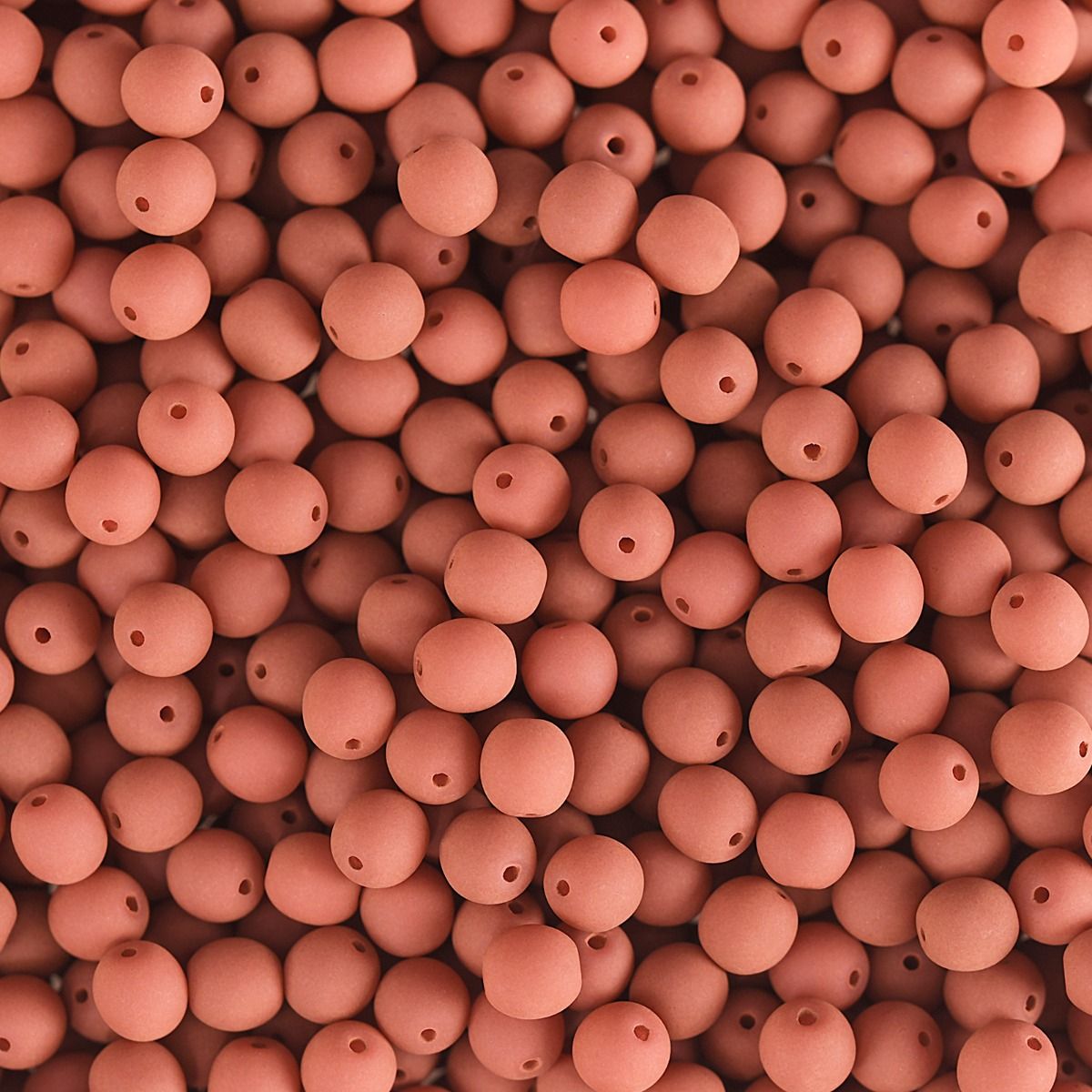 Velvet Beads Round - 4mm - Velvet Soft Coral (46pcs)