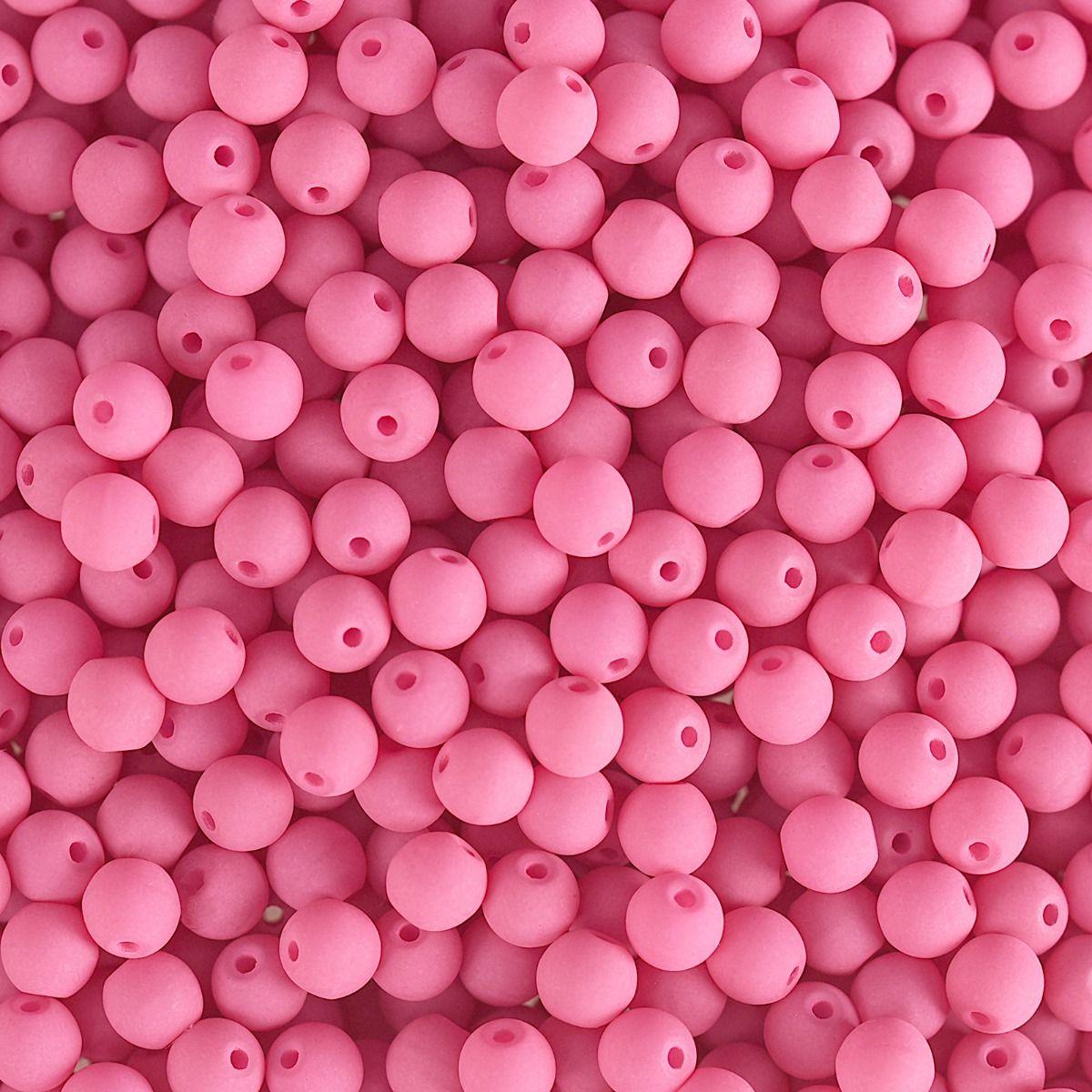 Velvet Beads Round - 4mm - Velvet Soft Pink (46pcs)