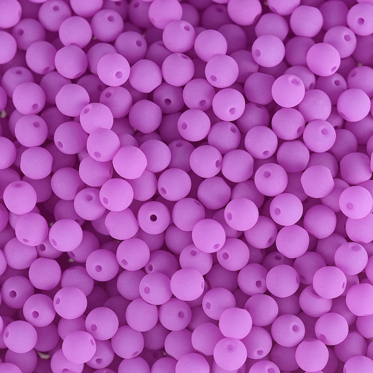 Velvet Beads Round - 4mm - Velvet Soft Magenta (46pcs)