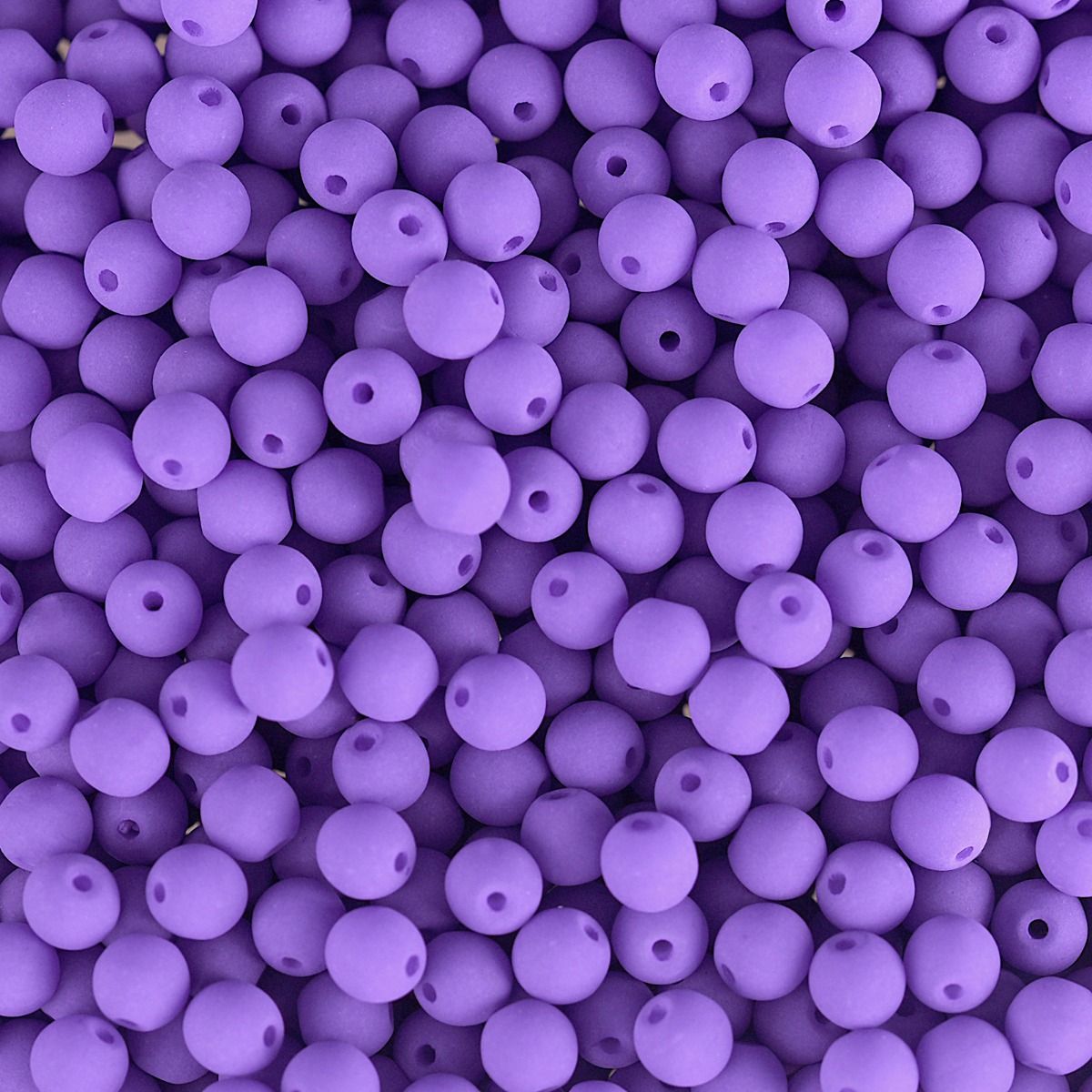 Velvet Beads Round - 4mm - Velvet Soft Violet (46pcs)