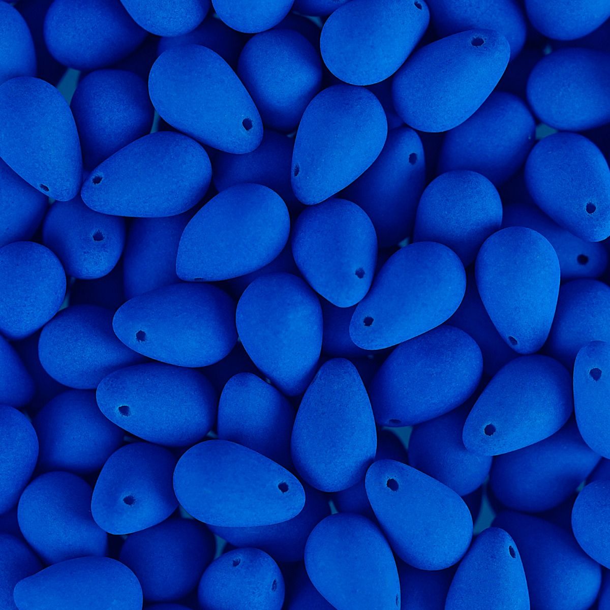 Velvet Beads Drop - 6x9mm - Velvet Turquoise (38pcs)